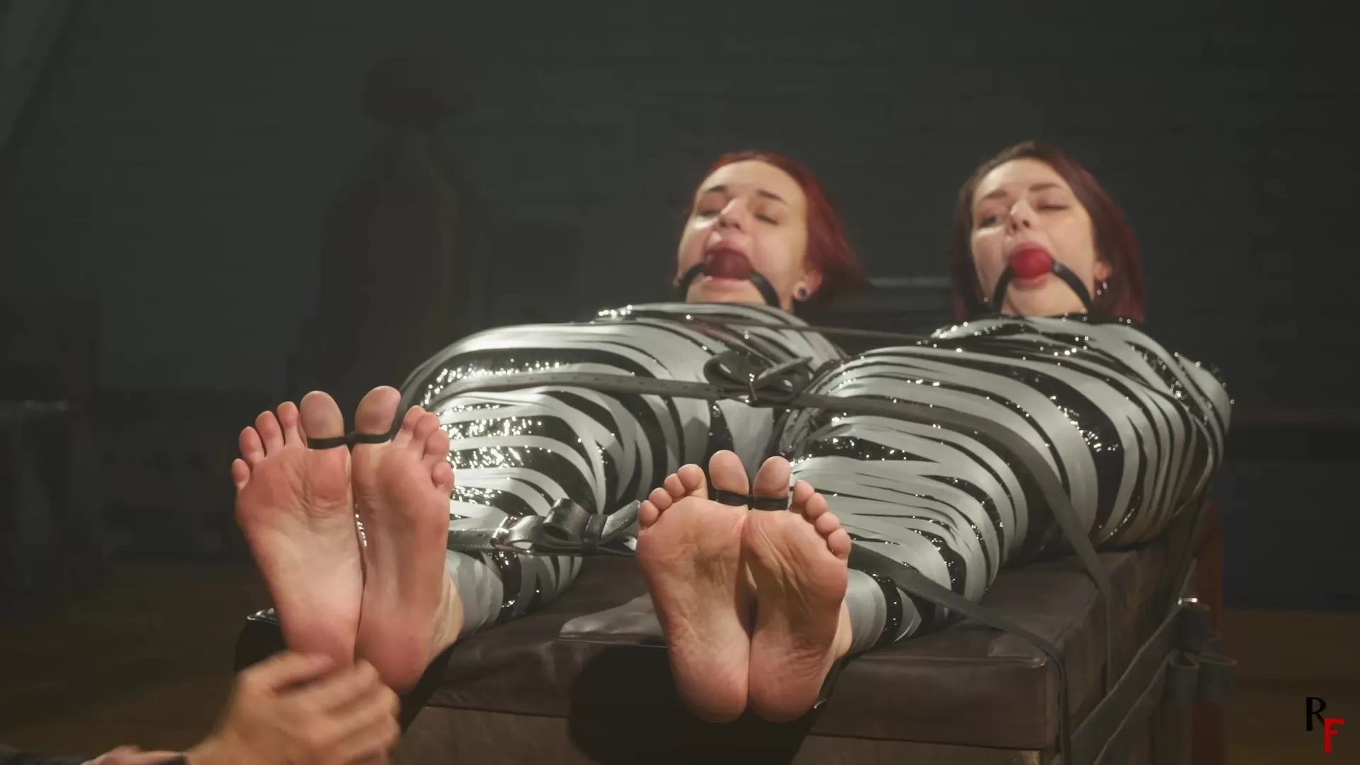 RFStudioProduction – Elaria and Tilda – Double Mummification and Foot Tickling.webp