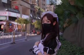 脚模摄影—048桃乃 挠舔极品网红主播女仆装（在线播）